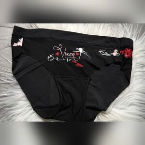 Vixen Drip Goth Glitter Design Gothic Panties Underwear SM